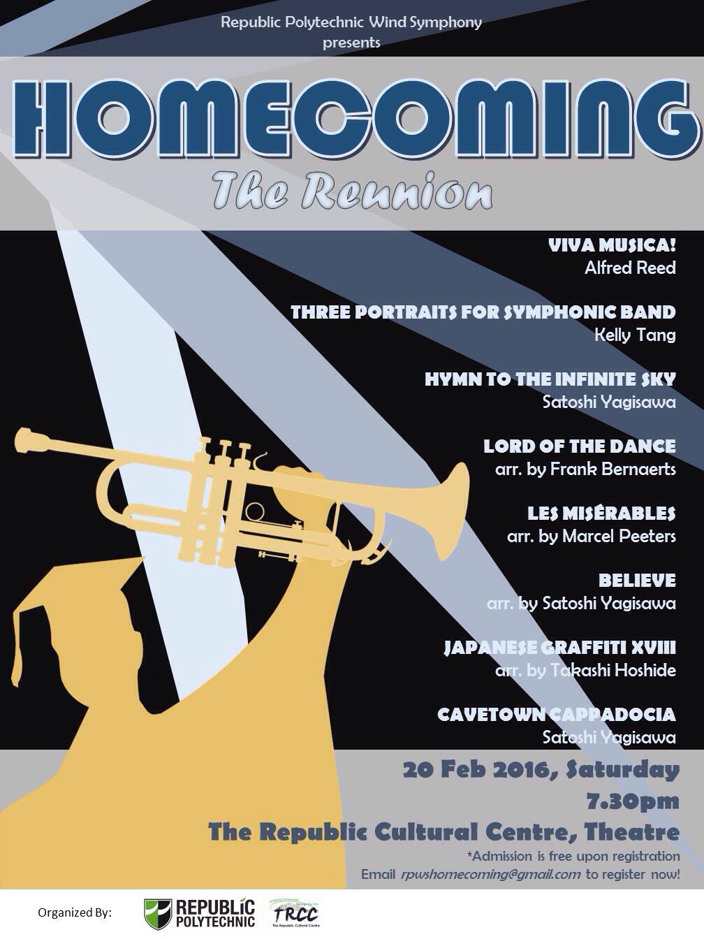 Homecoming Concert Poster